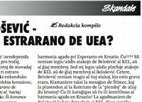 Kroata Esperanto-Ligo oficiale protestas