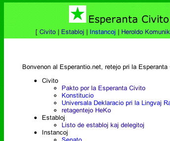 La Civito esperas ekregi sian propran retejon