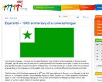 Pola oficiala retejo informas pri Esperanto