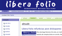 Libera Folio refunkcias post diskopaneo en servilo