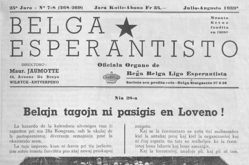 Aŭstria nacia biblioteko skanas historiajn Esperanto-revuojn