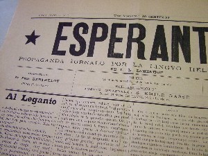 Revuo Esperanto - la unua numero