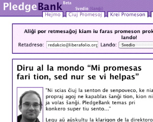 Renato Corsetti malfermis bankon de promesoj