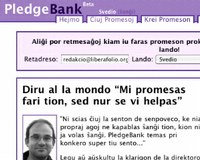 Renato Corsetti malfermis bankon de promesoj