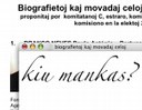 Elekta komisiono rememoris forgesitajn kandidatojn