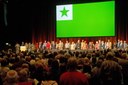 Foto: Peter Hauser Kopenhaga kongreso malfermita per frapo de globkrajono