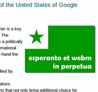 Microsoft estas la angla, Google estas Esperanto?