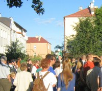 Zamenhof en centro de kontraŭksenofobia manifestacio