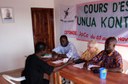 Adjévi Adje kaj aliaj ILEI-anoj dum ekzameno en Benino. Afrika kongreso okazos post jaro