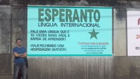Esperanto-reklamo sur la muroj