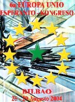 Afiŝo de la Eŭropa Esperanto-kongreso en Bilbao