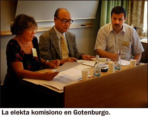 La elekta komisiono en Gotenburgo