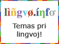 lingvo.info. Temas pri lingvoj!