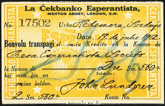 Esperantistoj ĉiam trovos ion por kolekti